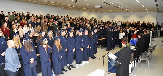 Promocija sveučilišnih prvostupnika i sveučilišnih magistara struke  na Prirodoslovno-matematičkom fakultetu u Splitu